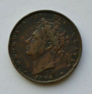 1826 Penny - King George Iv – Gb & Ireland