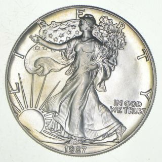 Better Date 1987 American Silver Eagle 1 Troy Oz.  999 Fine Silver 332