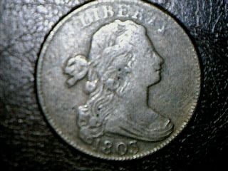 1803 U.  S.  Large Cent (sm.  Dt. ,  Fraction/10 Berries)