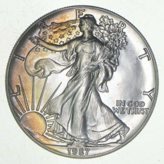 Better Date 1987 American Silver Eagle 1 Troy Oz.  999 Fine Silver 348