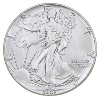 Better Date 1987 American Silver Eagle 1 Troy Oz.  999 Fine Silver 033