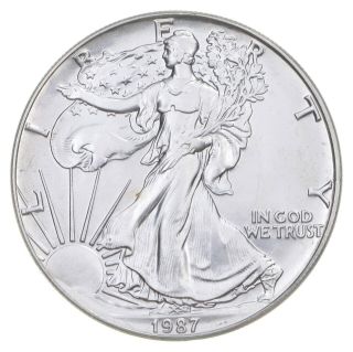 Better Date 1987 American Silver Eagle 1 Troy Oz.  999 Fine Silver 083