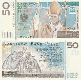 50 Zloty Pope John Paul Ii