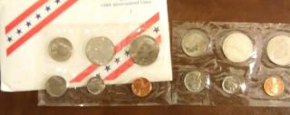 1984 United States Uncirculated Coin Set - U.  S.  - Philadelphia & Denver