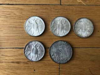 Greece Silver Coin 1963,  1964 Drachmai King Paul I