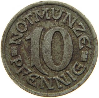 Germany Notgeld 10 Pfennig 1920 Aachen S1 203
