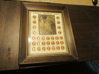 Lincoln Memorial Coins - Kennedy - Freedom Of Worship Pennies Framed Set Nr