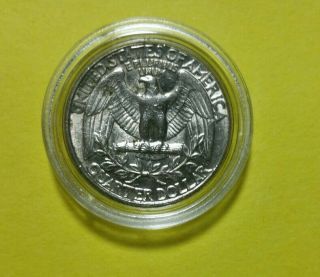 1989 Usa Washington Quarter Dollar Coin – In Coin Capsule - American Eagle - D