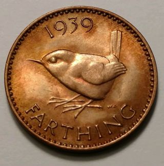1939 Great Britain Farthing 3360