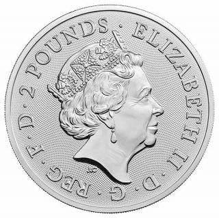 GREAT BRITAIN 2019 SILVER 1 OZ.  ROYAL ARMY COIN UNC 2