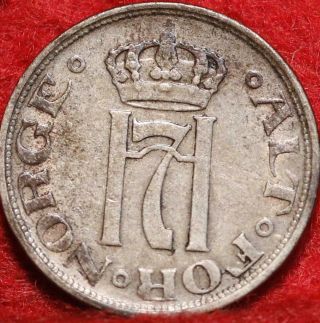 1917 Norway 10 Ore Foreign Coin