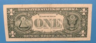 2013 K Series $1 One Dollar Bill Fancy Low Serial Rare 5 of a Kind Note FRN Cool 5