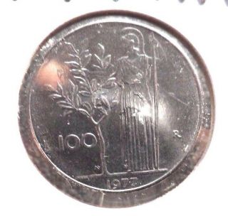 Circulated 1977 100 Lira Italian Coin (012516)