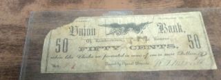 W.  T.  Morrill,  Union Bank Of Kinderhook,  Herkimer County,  Ny Rare Civil War Era