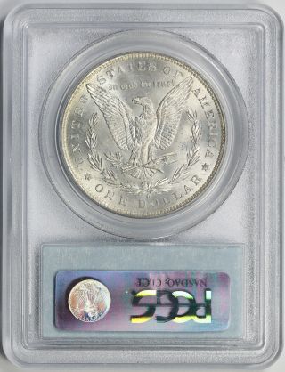 1884 - O Morgan Dollar $1 MS 64 PCGS Color Toned 3