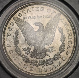 1884 - O Morgan Dollar $1 MS 64 PCGS Color Toned 7