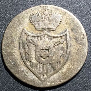 Old World Coin: 1826 German States Schaumburg - Lippe 1/24 Thaler, .  368 Silver