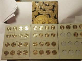 He Harris Vol 2 Unc Complete Set (p&d) 2012 - 2016 Presidential Dollars 38 Coins