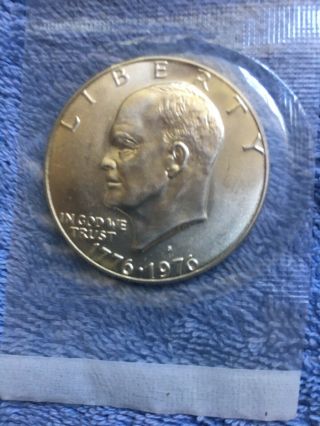 1976 - S Eisenhower Dollar Bicentennial Issue 40 Silver