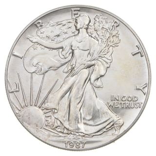 Better Date 1987 American Silver Eagle 1 Troy Oz.  999 Fine Silver 771