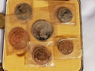 Uganda Bank Coin Set 1966 Rare Proof