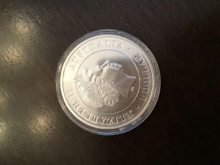 2015 Australia 1 Oz.  999 Silver Funnel - Web Spider Coin - (bu) In Capsule