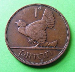 Lucky Irish Vintage One Penny Coin 1935 One Of The First Years Made Ireland