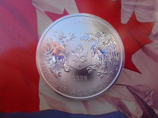 2012 Canada 3/4 Oz.  Commemorative 200th Ann.  War Of 1812 Coin.  9999 Fine Silver