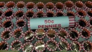 2019 - P Brilliant Uncirculated (1) Roll Of 50 Lincoln Shield Pennies