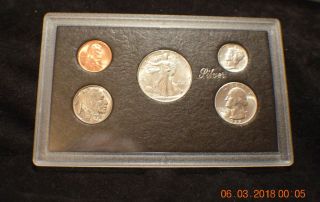 1937 - P (5) Coin Year Set.  " Uncirculated ".  1550 - A