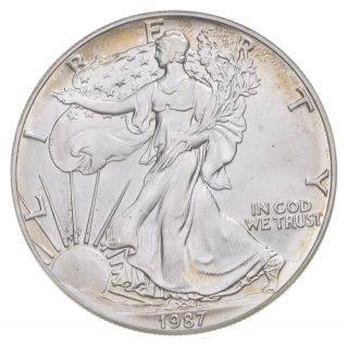 Better Date 1987 American Silver Eagle 1 Troy Oz.  999 Fine Silver 076