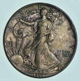 Better Date 1987 American Silver Eagle 1 Troy Oz.  999 Fine Silver 153