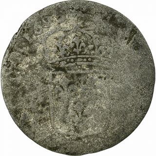 [ 654067] Coin,  France,  Louis Xiv,  Sol De 15 Deniers Ou Quinzain,  15 Deniers