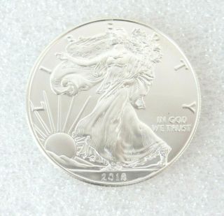 2018 American Eagle Walking Liberty 1 Oz.  Fine Silver.  999 Dollar Coin