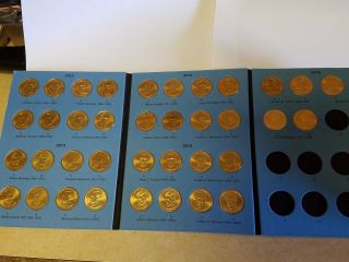 Circulated Vol 2 Complete Set P&d 2012 - 2016 Presidential $1 Gold Dollar 38 Coins