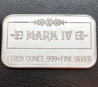 The Miller 1928 Indy 500 Winner 1 oz.  999 Silver Art Bar Mark IV Reverse (0821) 2