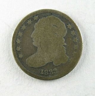 1833 Capped Bust Silver Dime - 72