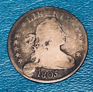 1805 United States Draped Bust Quarter Coin