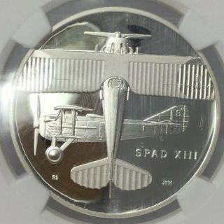 2018 D Silver Medal Wwi U.  S.  Air Service Ngc Pf 70 Ultra Cameo