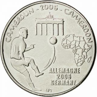 Cameroon 1500 Cfa Francs 2006 Unc Germany Football Championship Cameroun Unusual