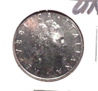 Uncirculated 1977 L.  50 Italian Coin (112415)