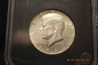 1964 - P 50c Kennedy Half Dollar And Slabbed.  659