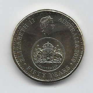 Australia 1 Dollar 2016 50th Anniversary Of Decimal Currency - Uncirculated Coin