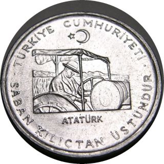 Elf Turkey 10 Kurus 1975 Ataturk Tractor Fao