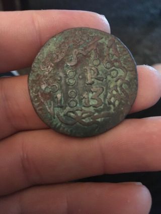 Oaxaca Sud 8 Reales 1813 Independence War Copper