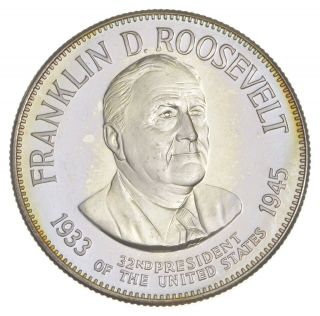 Sterling Silver - Franklin D.  Roosevelt - 0.  925 Silver - 33.  2 Grams Round 403