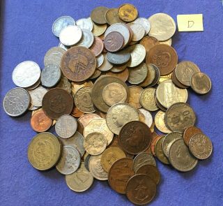 1 Lbs Mixed China And World Coins D