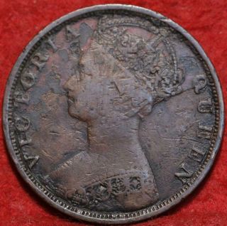 1881 Hong Kong 1 Cent Foreign Coin