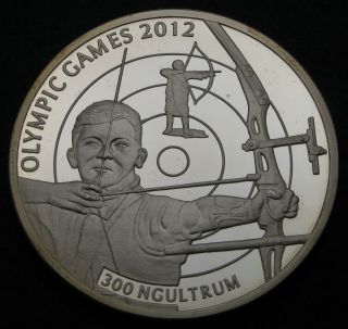 Bhutan 300 Ngultrums 2010 Proof - Silver - Olympic Games - 542