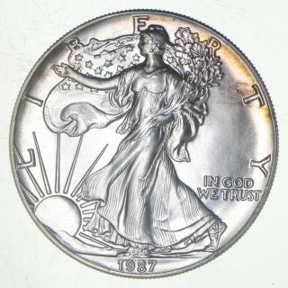 Better Date 1987 American Silver Eagle 1 Troy Oz.  999 Fine Silver 343